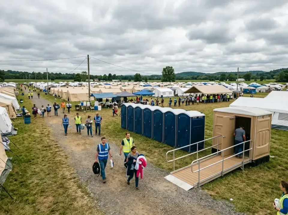 disaster-relief-camp-restrooms-010 — frequently asked questions, Dumpster & Portable Bathrooms Rental in Grandville, MI
